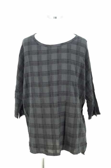 Iroquois (イロコイ) CORD-CHECK GARMENT DYE シャツ メンズ トップス