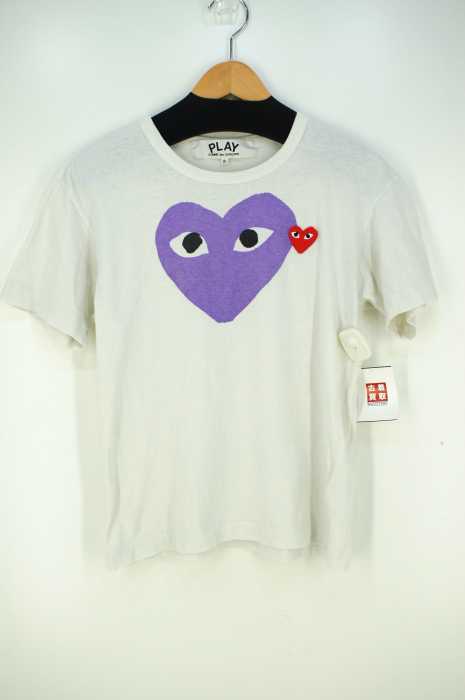PLAY COMME des GARCONS （プレイコムデギャルソン） AD2014 ハート刺繍半袖Tシャツ メンズ トップス