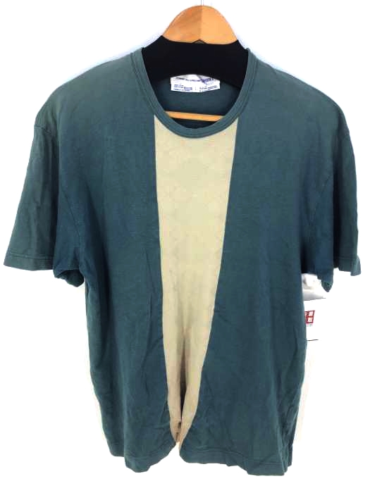 COMME des GARCONS SHIRT（コムデギャルソンシャツ） 切替クルーネックカットソー メンズ トップス