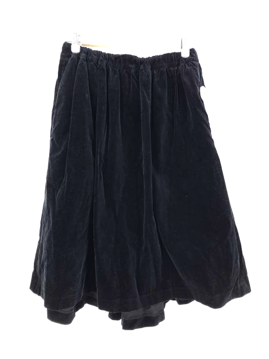 BLACK COMME des GARCONS（ブラックコムデギャルソン） ベロアイージースカート ad2015 レディース スカート