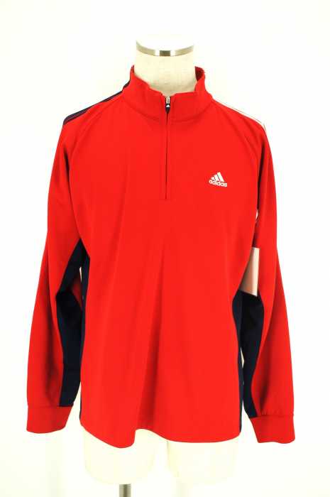 adidas （アディダス） プルオーバージップトラックジャケット メンズ トップス