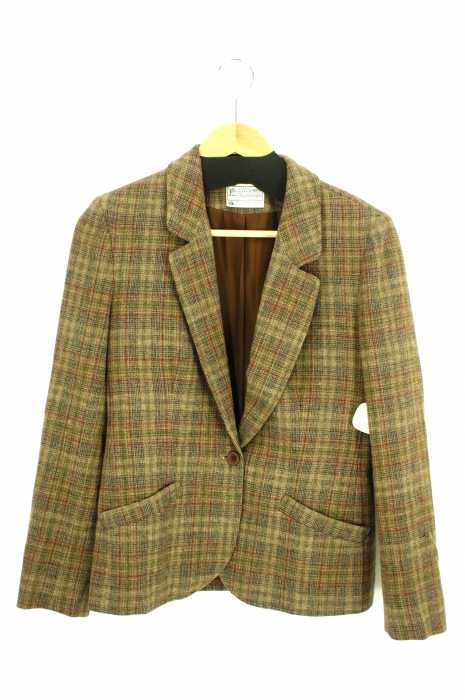 PENDLETON(ペンドルトン) USA製 70S~80S チェック柄テーラードジャケット レディース アウター