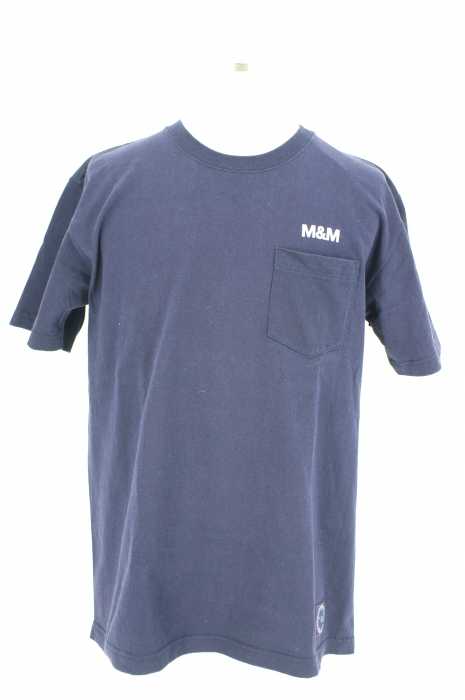 M&M （エムアンドエム） ポケット付きプリントTシャツ メンズ トップス