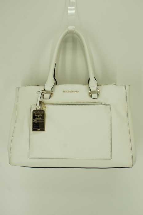Samantha & chouette 金プレート付きハンドバッグ レディース バッグ
