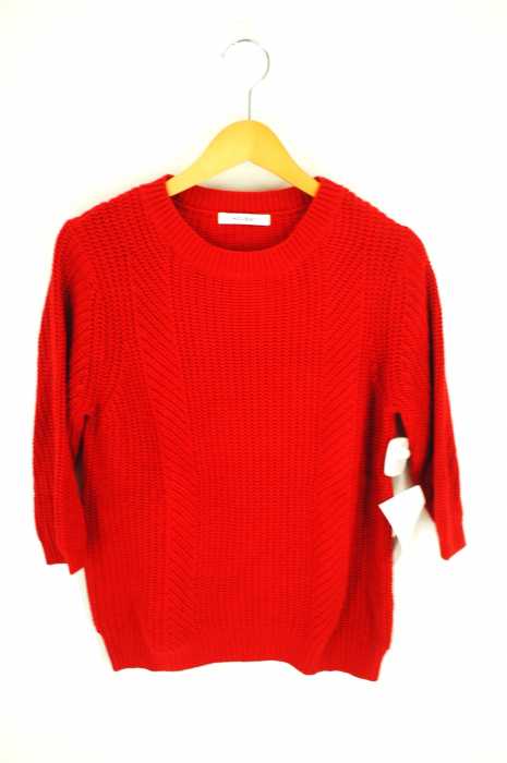 moussy （マウジー） PATTERN STITCH KNIT TOPS レディース トップス