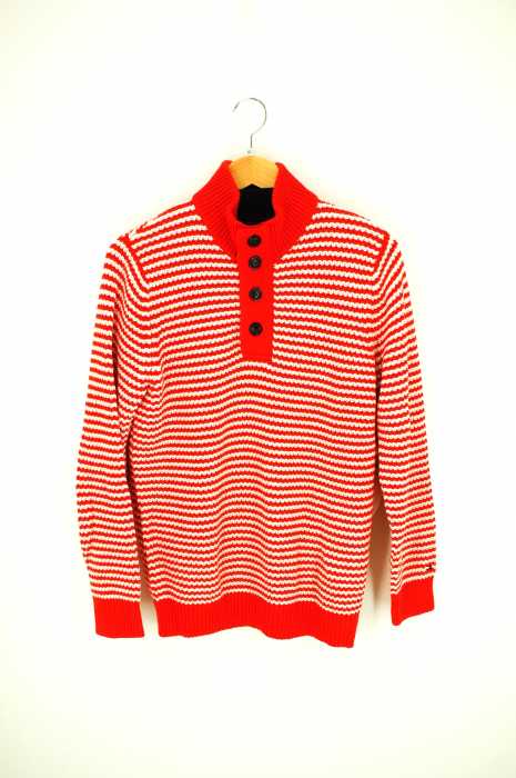 TOMMY HILFIGER (トミーヒルフィガー) ハイネックボーダーニット メンズ トップス