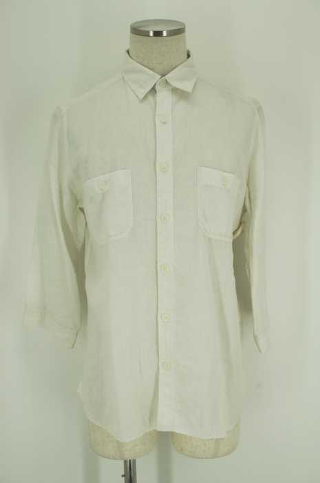 UNITED ARROWS green label relaxing (ユナイテッドアローズグリーンレーベルリラクシング) リネンコットン七分丈シャツ メンズ トップス