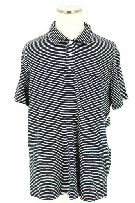 RRL RALPH LAUREN （ダブルアールエル ラルフローレン） ポケット付きボーダー天竺ポロシャツ メンズ トップス