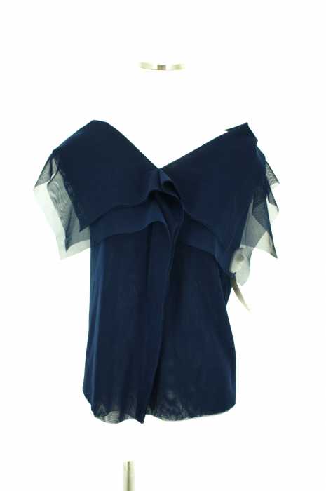 ISSEY MIYAKE （イッセイミヤケ） チュールノースリーブトップス レディース トップス