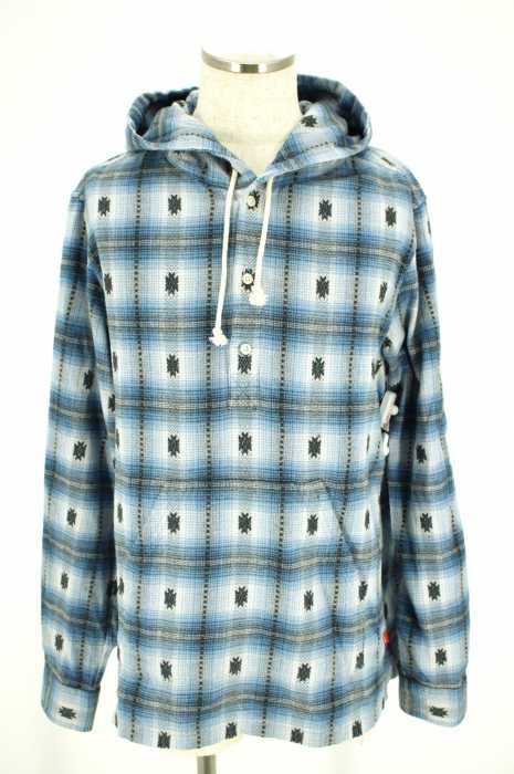 Supreme （シュプリーム） Shadow Plaid Hooded Shirt フードシャツ メンズ トップス