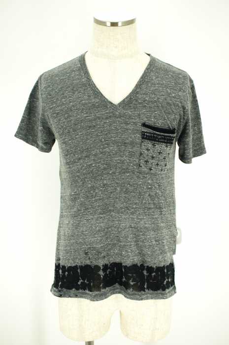 STOOGE&CO（ストーギー） ペイズリー柄入りTシャツ メンズ トップス