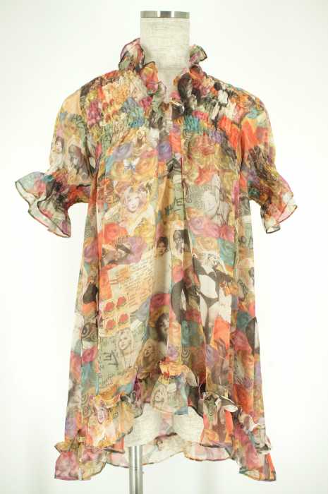 HYSTERIC GLAMOUR （ヒステリックグラマー） シフォンチュニック レディース トップス