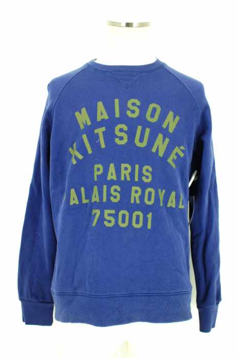 MAISON KITSUNE　 （メゾンキツネ） ロゴプリントスウェットトップス メンズ トップス