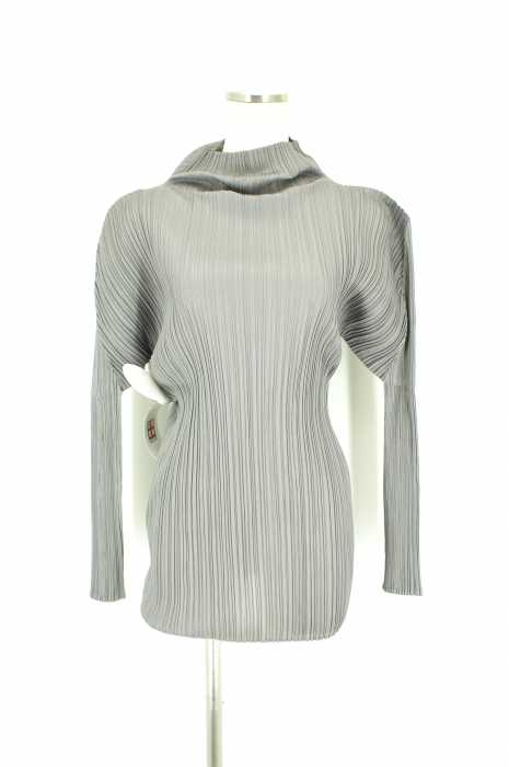 PLEATS PLEASE ISSEY MIYAKE （プリーツプリーズイッセイミヤケ） ボトルネック プリーツ加工 トップス レディース トップス
