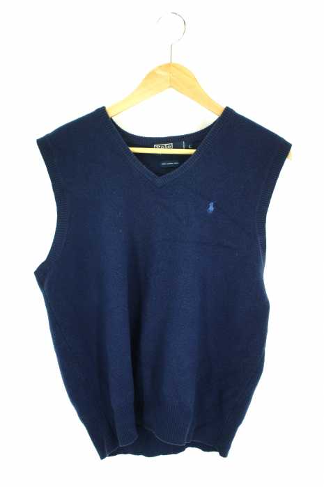 Polo by RALPH LAUREN (ポロバイラルフローレン) ワンポイント刺繍ニットベスト メンズ トップス