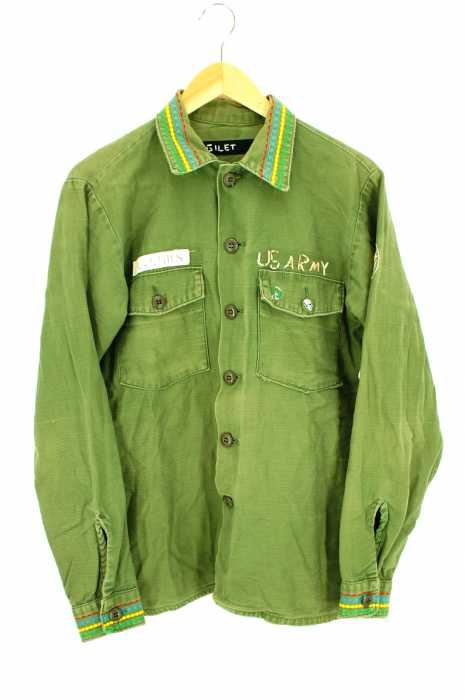 gilet（ジレ） US ARMY リメイクミリタリージャケット メンズ アウター