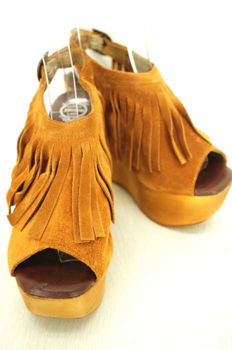 Jeffrey Campbell(ジェフリーキャンベル) snick fr tan suede レディース シューズ