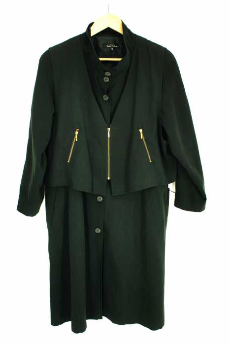 Ladies Fashion（フメイ） ゴールドジップトレンチコート レディース アウター