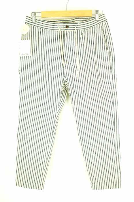 417byEDIFICE （フォーワンセブンバイエディフィス） インディゴストライプイージーアンクルPT メンズ パンツ