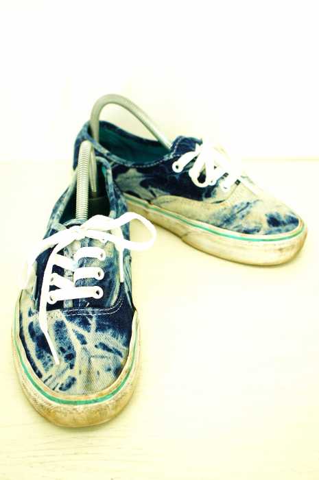 VANS (バンズ ) Acid Denim ケミカルウォッシュ ブリーチデニム オーセンティック メンズ シューズ