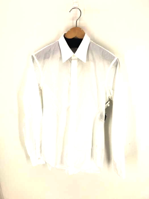 Martin Margiela(マルタンマルジェラ) 14 CLASSIC SHIRT コットン比翼シャツ メンズ トップス