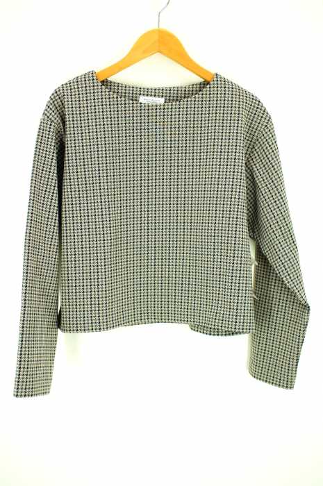 BEAUTY & YOUTH UNITED ARROWS (ビューティーアンドユースユナイテッドアローズ) チェックジャカードプルオーバー -手洗い可能- レディース トップス