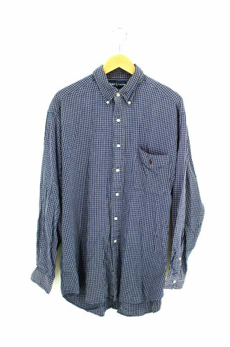 RALPH LAUREN （ラルフローレン） チェック柄長袖シャツ blaire メンズ トップス