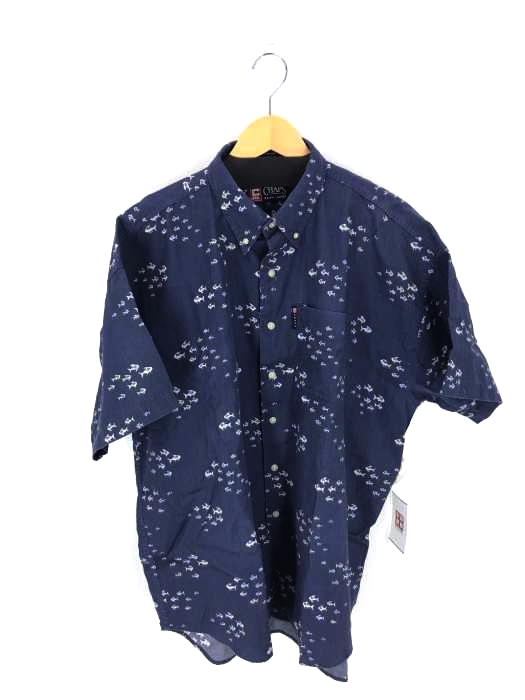 CHAPS RALPH LAUREN(チャップスラルフローレン) サカナ総柄ボタンダウンシャツ メンズ トップス