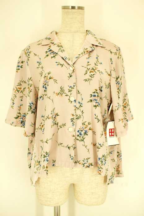 CLANE (クラネ) Back Pleat Room Flower Shirt レディース トップス