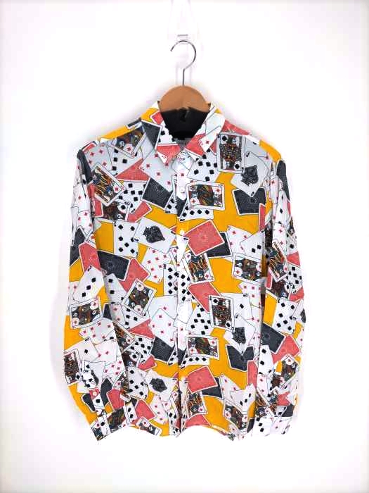 TOPMAN（トップマン） トランプ柄長袖シャツ メンズ トップス