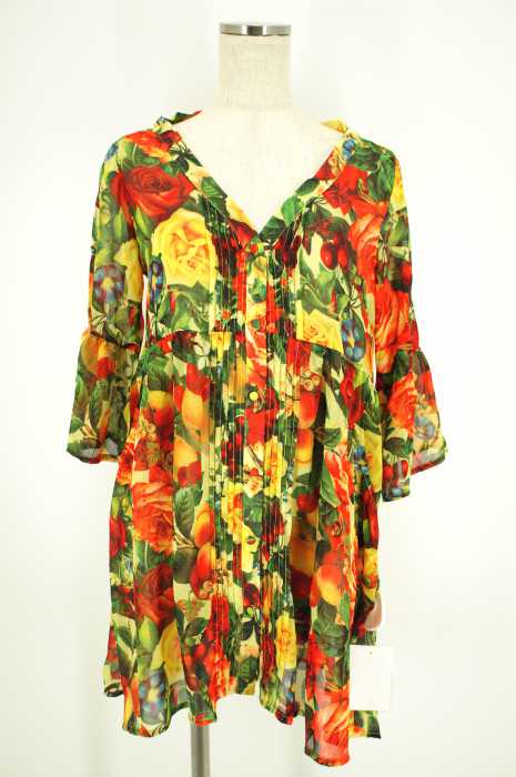 JOYRICH （ジョイリッチ） 花柄シフォンシャツチュニック レディース ワンピース