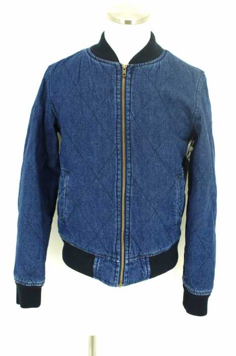 TOPMAN （トップマン） ダイヤモンドステッチデニムボンバージャケット メンズ アウター