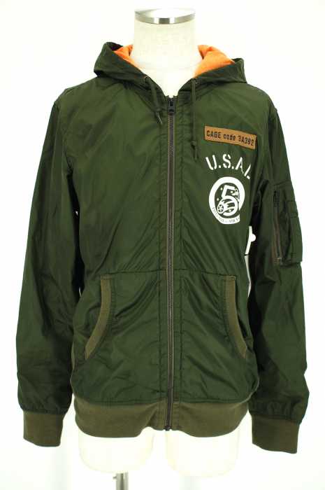 ALPHA INDUSTRIES （アルファインダストリーズ） エステルボンディングジャケット　ミリタリー メンズ アウター