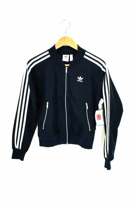 adidas Originals （アディダスオリジナルス） 3 STRIPES KNITTED SST TRACKTOP  ニット調 ジャージ レディース トップス
