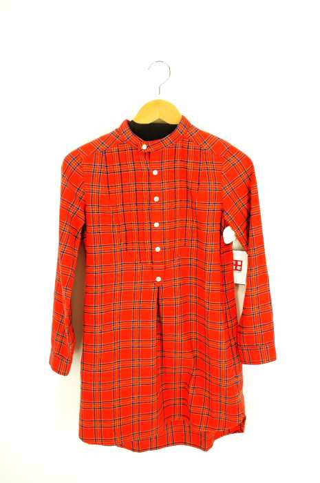 Helly Hansen ヘリーハンセン スタンドカラー フランネルシャツワンピース レディース ワンピース ブランド古着買取販売バズストア