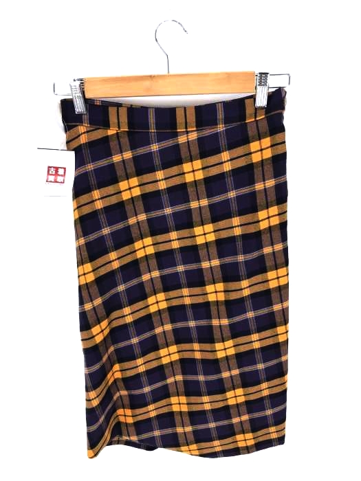 Vivienne Westwood RED LABEL（ヴィヴィアンウエストウッドレッドレーベル） チェック柄 ウール タイトスカート レディース スカート