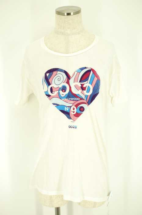 HOLLYWOOD MADE （ハリウッドメイド） HEART WAVE ハートウェーブTシャツ メンズ トップス