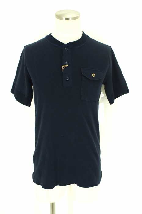SUGAR CANE (シュガーケーン) ポケット付きヘンリーネックTシャツ メンズ トップス