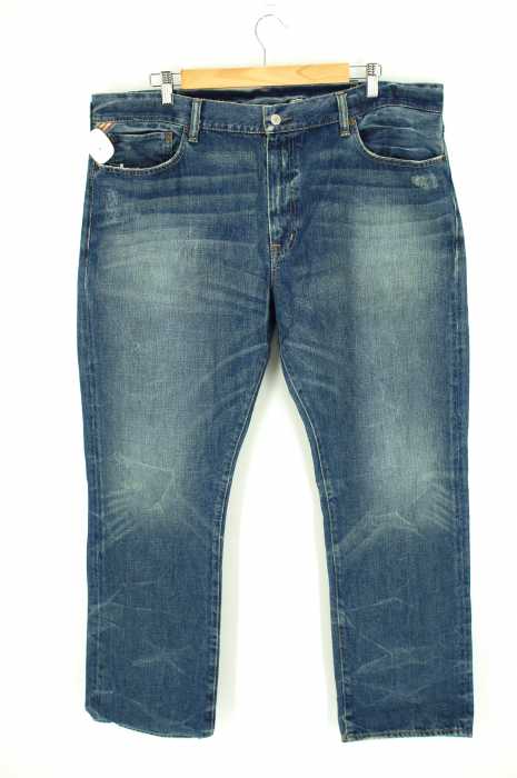 DENIM & SUPPLY RALPH LAUREN （デニムアンドサプライ ラルフローレン） USED加工ストレートデニムパンツ メンズ パンツ