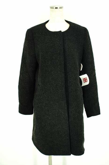 UNIQLO （ユニクロ） ノーカラー比翼 レディース アウター