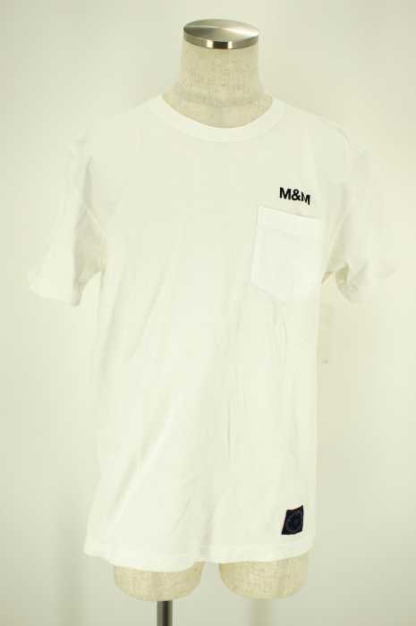 M&M （エムアンドエム） ポケット付きプリントTシャツ メンズ トップス