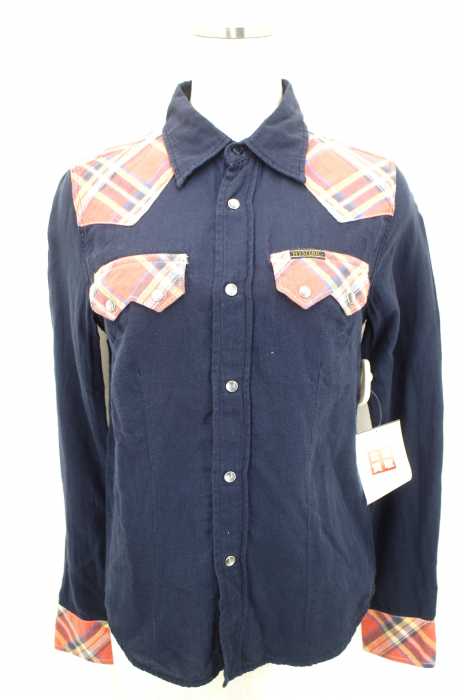 HYSTERIC GLAMOUR （ヒステリックグラマー） チェック切替ウエスタンシャツ レディース トップス