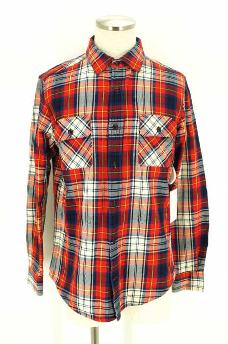 TOMMY HILFIGER (トミーヒルフィガー) チェック柄エルボーパッチ付きボタンシャツ メンズ トップス