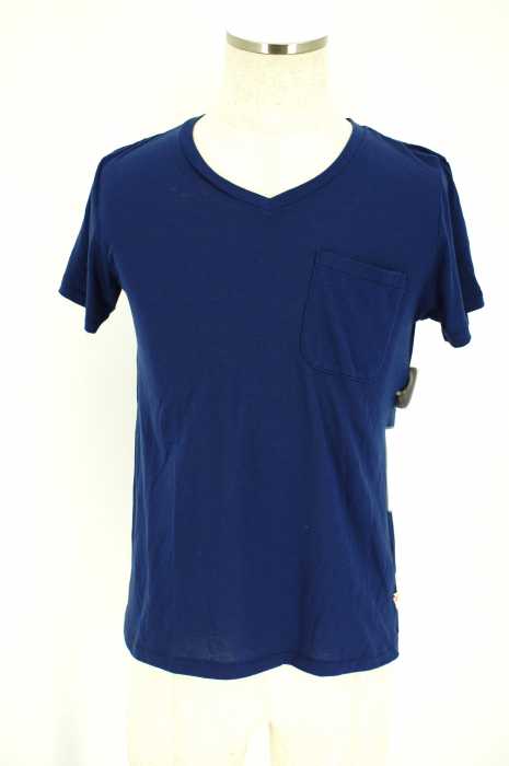 melple (メイプル) ポケット付きVネックTシャツ メンズ トップス