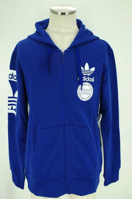 adidas Originals (アディダスオリジナルス) ロゴ入り ジップアップパーカー メンズ トップス