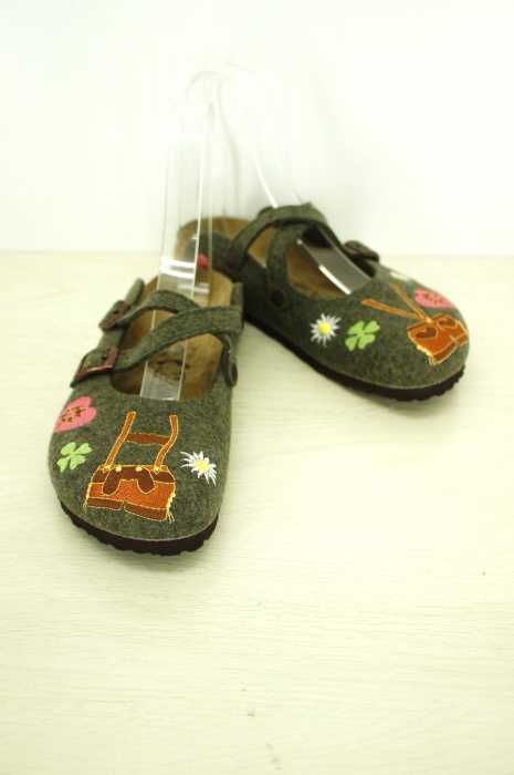 BIRKENSTOCK BIRKI'S （ビルケンシュトック　ビルキーズ） 刺繍　Rowley レディース シューズ