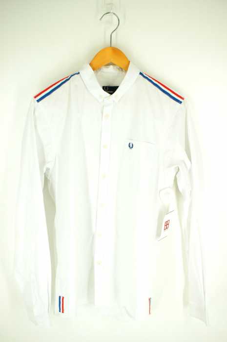 FRED PERRY （フレッドペリー） SlimFit ワンポイント刺繍ボタンダウンシャツ メンズ トップス