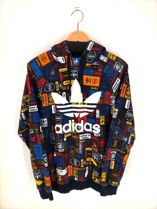 adidas Originals（アディダスオリジナルス） Trefoil Multi Pullover Hoodie メンズ トップス