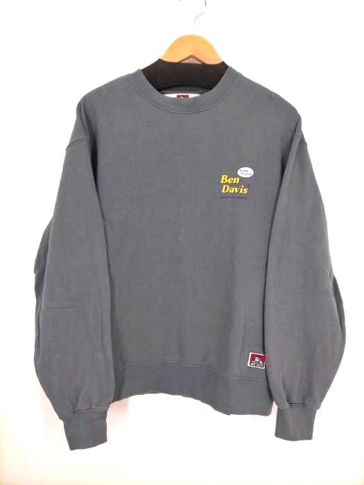 BEN DAVIS（ベンデイビス） Shop Sign Crew Sweat ショップ サイン クルー スウェット メンズ トップス