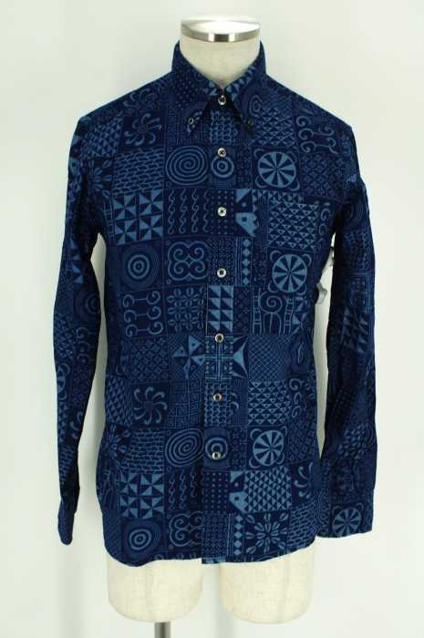 SOPHNET. （ソフネット） 15SS GEOMETRIC PATTERN  幾何学模様ボタンダウンシャツ メンズ トップス
